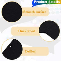 Cartel de madera colgante sin terminar en blanco para colgar placa de madera decorativa rebanadas de madera con cuerdas para pirografía, pintura, escritura en casa, manualidades, suministros pre-encordados (beige, 8) - Arteztik
