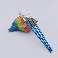 Paquete de 60 brochas redondas puntiagudas, cepillo de dibujo de rosca, pincel de dibujo hecho a mano, pincel de pintura de detalles para acrílico, aceite y acuarela (S(# 0)) - Arteztik

