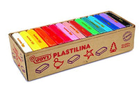 Jovi Plastilina arcilla de modelado reutilizable y no seca; barras de 12.35 oz, 11.5 libras en total; juego de 15, perfecto para proyectos de arte y manualidades - Arteztik

