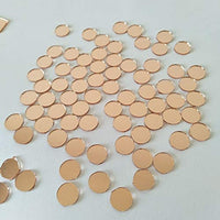 Azulejos de cristal redondos de mosaico para espejos, manualidades con espejo de cristal, círculo real, espejo de mesa, mosaico de espejo redondo - Arteztik
