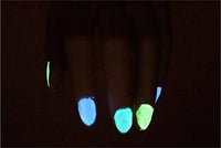 Slice de la luna noche resplandor en el polvo oscuro, UV Reactivo en polvo para artes y oficios - Arteztik
