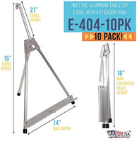 US Art Supply parte superior de la mesa aluminio artista y caballete (grande – Individual brazo) - Arteztik
