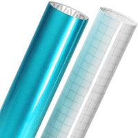 vvivid acabado de alto brillo calcomanía Craft 12" x 60" rollo de vinilo para Cricut, silueta y Cameo incluyendo 12" x 12" rollo papel de transferencia - Arteztik
