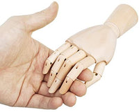 Figura articulada de madera de 2.8 in para dibujar y dibujar con la mano, izquierda mano - Arteztik
