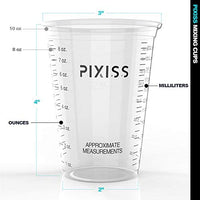 Increíble resina fundida transparente 32 onzas (2 paquetes), 40 tazas de mezcla desechables, paquete de resina de fundición de palillos de mezcla Pixiss - Arteztik
