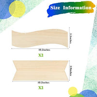 Cartel de madera colgante sin terminar en blanco para colgar placa de madera decorativa rebanadas de madera con cuerdas para pirografía, pintura, escritura en casa, manualidades, suministros pre-encordados (beige, 8) - Arteztik
