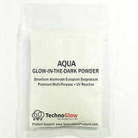 Aqua brilla en la oscuridad), Pigmento en polvo (4 oz, de 45 – 60 micras) - Arteztik
