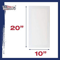 US Art suministro gratuito 14 x 18 inch ácido calidad profesional Perfil lona 6-Pack – 3/4 12 onza PRIMED Gesso – (1 Full Caso de 6 Individuales Lienzos) - Arteztik
