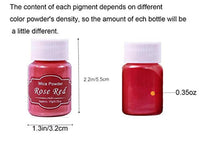15 colores Mica Powder Shake Jars Natural Pearl Polvo de resina Pigmento para hacer jabón Kit de tinte de baño, Bomb Dye Colorant, Candle Making, DIY Art Craft - Arteztik
