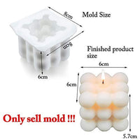 Joour - Molde de silicona 3D de 2 piezas para suministros de boda, herramientas de arcilla de bricolaje, jabonera hecha a mano - Arteztik
