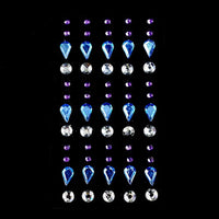Besecraft - 120 pegatinas autoadhesivas, gemas de diamantes de imitación, gemas de cristal, adornos para arte de gemas, manualidades, cuerpo, uñas, etc. - Arteztik
