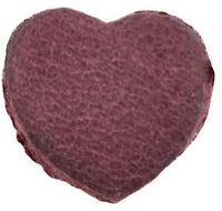 Hide & Drink, forma de corazón de cuero (juego de 20), chatarra artesanía, creaciones de arte, hecho a mano:: Sangría - Arteztik
