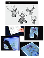 A3 LED que sigue la caja de luz, Venta de fábrica LED Tracing Light Pad Ultra-Delgado Stepless Dimmable Brillo Tatoo Pad Animación Tracer Board, Sketching, Diseño, Vista de rayos X, Pintura de diamante - Arteztik
