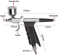 SP166 - Pistola de control de pintura de aire profesional para maquillaje cosmético (SP166AK Airbrush) - Arteztik
