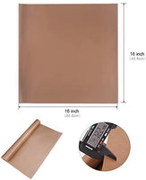 Juego de 3 láminas de teflón PTFE para transferencia de calor, de 16 x 24 pulgadas, antiadherentes, fabricación resistente al calor - Arteztik
