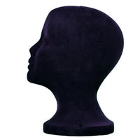 2pcs a1pacific 11" como de terciopelo negro espuma de poliestireno maniquí Manikin cabeza peluca sombrero anteojos de la visualización - Arteztik
