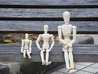 Maniquí de madera de artista para dibujar dibujar figura de dibujo modelo de ayuda humana figura artista dibujar pintura modelo maniquí articulado muñeca, 5 pulgadas, color madera - Arteztik
