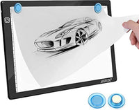 Agptek Bloc, tableta de dibujo, caja de luz para calcar led, brillo ajustable para proyectos de dibujos, bocetos - Arteztik
