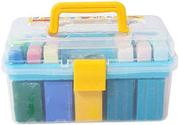 Arcilla polimérica, 62 colores para hornear y modelar, arcilla de bricolaje, kit de manualidades con 50 bloques de 0.71 oz y 12 bloques de 0.42 oz, seguro y no tóxico, juguete ideal para regalo para niñas y niños - Arteztik
