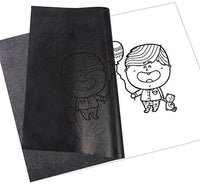 100 hojas de papel blanco de calco, 100 hojas de papel de transferencia de carbono y 5 piezas de esferas para grabar madera, manualidades, papel, lienzo y otras superficies de arte - Arteztik
