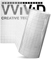 Alto Brillo Transferencia de vinilo transparente rollo de papel autoadhesiva W/Red respaldo 3 mil - Arteztik
