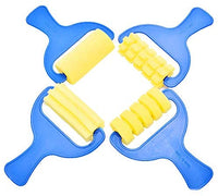 Juego de 31 pinceles para niños de aprendizaje temprano con esponja para dibujar pintura para manualidades y manualidades para niños pequeños, varios diseños, pinceles de espuma de pintura, delantal impermeable para pintura artística con bolsillo - Arteztik
