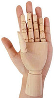 Bleiou - Maniquí de madera con manicura de 7.0 in para dibujar, dibujar y pintar - Arteztik
