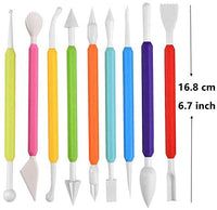 Augernis - Moldes de arcilla polimérica, herramientas de modelado de arcilla de plástico y cortadores de forma redonda para moldear, esculpir, cerámica artesanía, decoración de tartas y fondant - Arteztik
