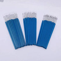 Paquete de 60 brochas redondas puntiagudas, cepillo de dibujo de rosca, pincel de dibujo hecho a mano, pincel de pintura de detalles para acrílico, aceite y acuarela (S(# 0)) - Arteztik
