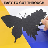 Cinta de transferencia para vinilo - 44.3 x 4.9 ft con rejilla de alineación roja para vinilo adhesivo Cricut Joy y Cricut, Silhouette Cameo papel de transferencia para vinilo para calcomanías, letreros, ventanas, pegatinas - Arteztik
