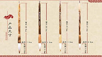 Shanlian Hubi - Juego de pinceles de caligrafía china para principiantes - Arteztik
