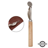 Herramientas de trabajo de cuero – Juego de 11 piezas con herramientas de desnatado y bruñido, ruedas espaciadoras, ranuradoras de costura, cuchillo de corte, biselador de bordes y punzón en estuche para principiantes y profesionales - Arteztik
