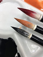 easyou HU Pincel chino del cepillo para polvo para colorear pintura y práctica de caligrafía jjby L + M + S - Arteztik
