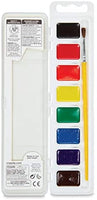 Crayola Acuarelas, pintura lavable, 8 colores primarios, Paquete de 10, Multi Color - Arteztik
