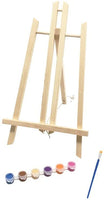 Hishop - Caballete de madera de 16 x 9,5 pulgadas, 3 unidades, caballete de exhibición de mesa, caballete de pintura artística, caballete para pintar, artista, adultos, estudiantes, aulas - Arteztik
