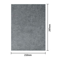 YOTINO - 100 hojas de papel de calzado, color negro de transferencia de carbono A4 con lápiz capacitivo para madera, papel, lienzo y otras superficies artísticas (8,7 x 11.8 in) - Arteztik
