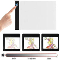 A4 Ultra Fina Caja De Luz Portátil USB LED Caja de luz Tracer Power LED Artcraft Tracing Pad de Luz para Artistas, dibujo, bosquejar, animación. - Arteztik
