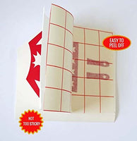 Mejor manualidades 12" X 25 'pies Rollo de transferencia de papel w/grid- perfecto alineación de Cameo o Cricut vinilo autoadhesivo para adhesivos, paredes, señales, cerámica, vidrio, ventanas y otras superficies lisas - Arteztik
