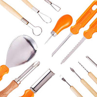 K Kwokker - Juego de herramientas profesionales para tallar frutas, cerámica y cerámica, herramientas de cerámica y cerámica para verduras, alimentos de madera, herramientas para pelar y esculpir arcilla 13 piezas - Arteztik
