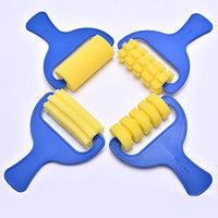 Juego de 31 pinceles para niños de aprendizaje temprano con esponja para dibujar pintura para manualidades y manualidades para niños pequeños, varios diseños, pinceles de espuma de pintura, delantal impermeable para pintura artística con bolsillo - Arteztik
