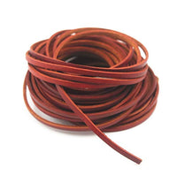 Glory Qin 10 yardas de piel de vaca auténtica escondida plana, cordón de cuero genuino artesanía de cuero para hacer joyas LeatherRush - Arteztik
