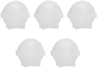 Milisten 10 moldes redondos de silicona epoxi de resina para hacer joyas, velas, jabón, bombas de baño, manualidades, 0.787 in - Arteztik
