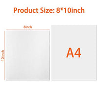 Lona para pintura, paquete de 12 unidades, lienzos para artistas de 7.9 x 9.8 in para pintura, perfecto para pintura al óleo y acrílica, panel de lienzo para pintura - Arteztik
