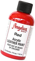 Angelus Pintura acrílica 4 oz. (Rojo) - 5 Pack - Arteztik
