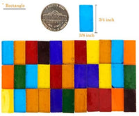 Lanyani azulejos de mosaico de cristal transparente de rombo de 1,1 libras para manualidades, varios colores - Arteztik
