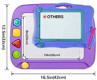 Pizarra colorida borrable magnética para bebés/niños, desarrollo de habilidades, tablero de dibujo, por Tonor - Arteztik
