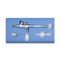 Pinkiou juego de maquillaje con aerógrafo, pequeño, con compresor, kit para uñas con aerógrafo con aguja de 0.4 mm - Arteztik
