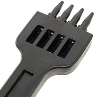 Yang Yao - Kit de herramientas de punzonado de cuero, 18 piezas de costura de trabajo de costura de trabajo de costura de la silla de montar Groover de cuero artesanía DIY herramienta - Arteztik
