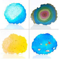 Moldes de resina, moldes de silicona de fundición, posavasos de silicona, moldes de resina epoxi de resina de fundición de arte para bricolaje moldes de copa de Año Nuevo regalo para niña y niño - Arteztik
