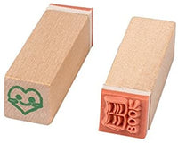Minijuego de sellos de madera Yansanido, 12 unidades, para hacer bricolaje, con caja de madera - Arteztik
